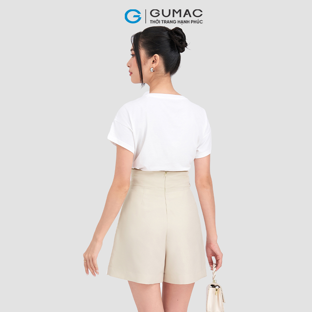 Quần short lưng kiểu GUMAC QD03070