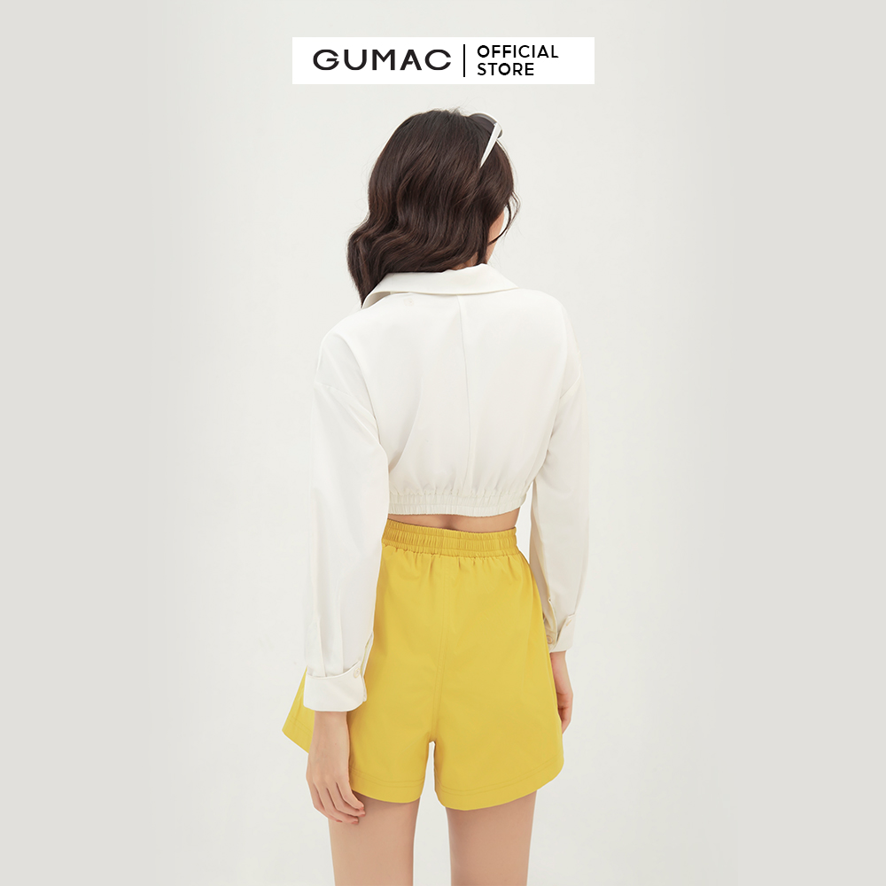 Quần short nữ lưng thun GUMAC QB3126