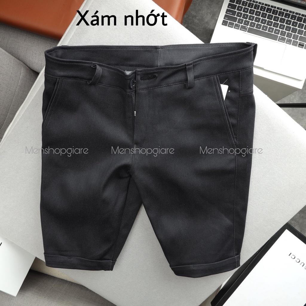 SHORT KAKI NAM CO GIÃN NGANG GỐI