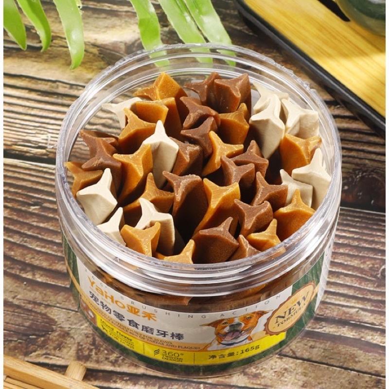 Bánh thưởng cho chó mèo yaho làm sạch răng thú cưng