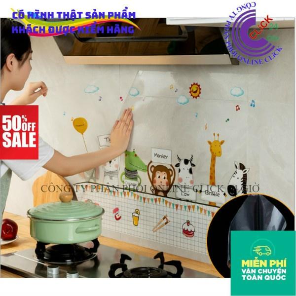 Giấy Dán Tường Bếp Cách Nhiệt Chống Dầu Mỡ, Chịu Nhiệt - Decal Dán Bếp 3D Nhiều Họa Tiết - Hàng Cao Cấp