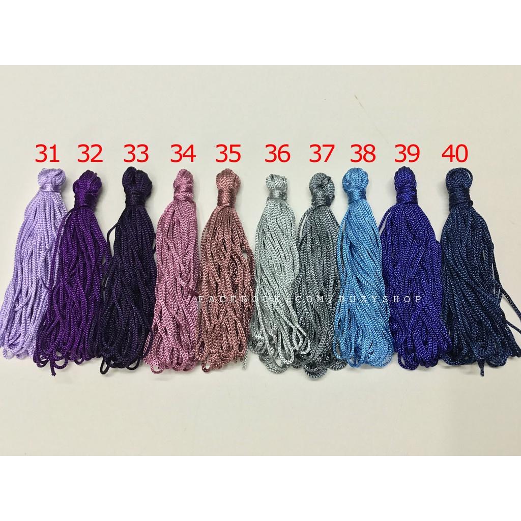 Dây cotton thắt vòng 1mm nguyên liệu thủ công