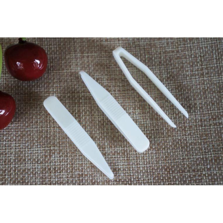 Nhíp gắp mắt nạ, mí lưới,lông mi giả, kẹp mí chuyên dụng màu trắng - Hity Beauty