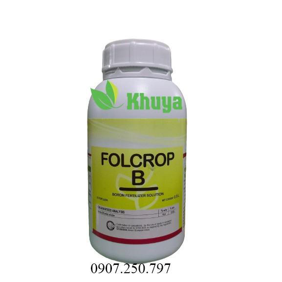 Phân bón lá Vinco FOLCROP B 500ml Kích ra hoa Đậu trái Chống rụng trái