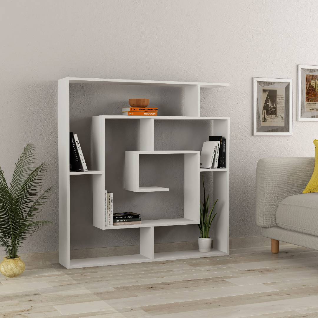 Giá sách bằng gỗ trang trí gia đình SMLIFE Briscoe