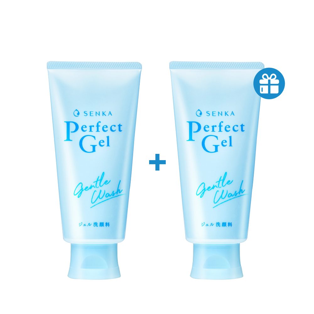 [MUA 1 TẶNG 1] Gel rửa mặt dịu nhẹ Senka Perfect Gel Gentle Wash 100g x 2