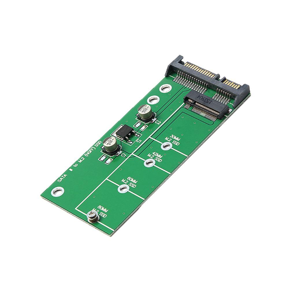 M.2 to III Adapter Card, M2 Converter to SATA3.0 for PC, Support B