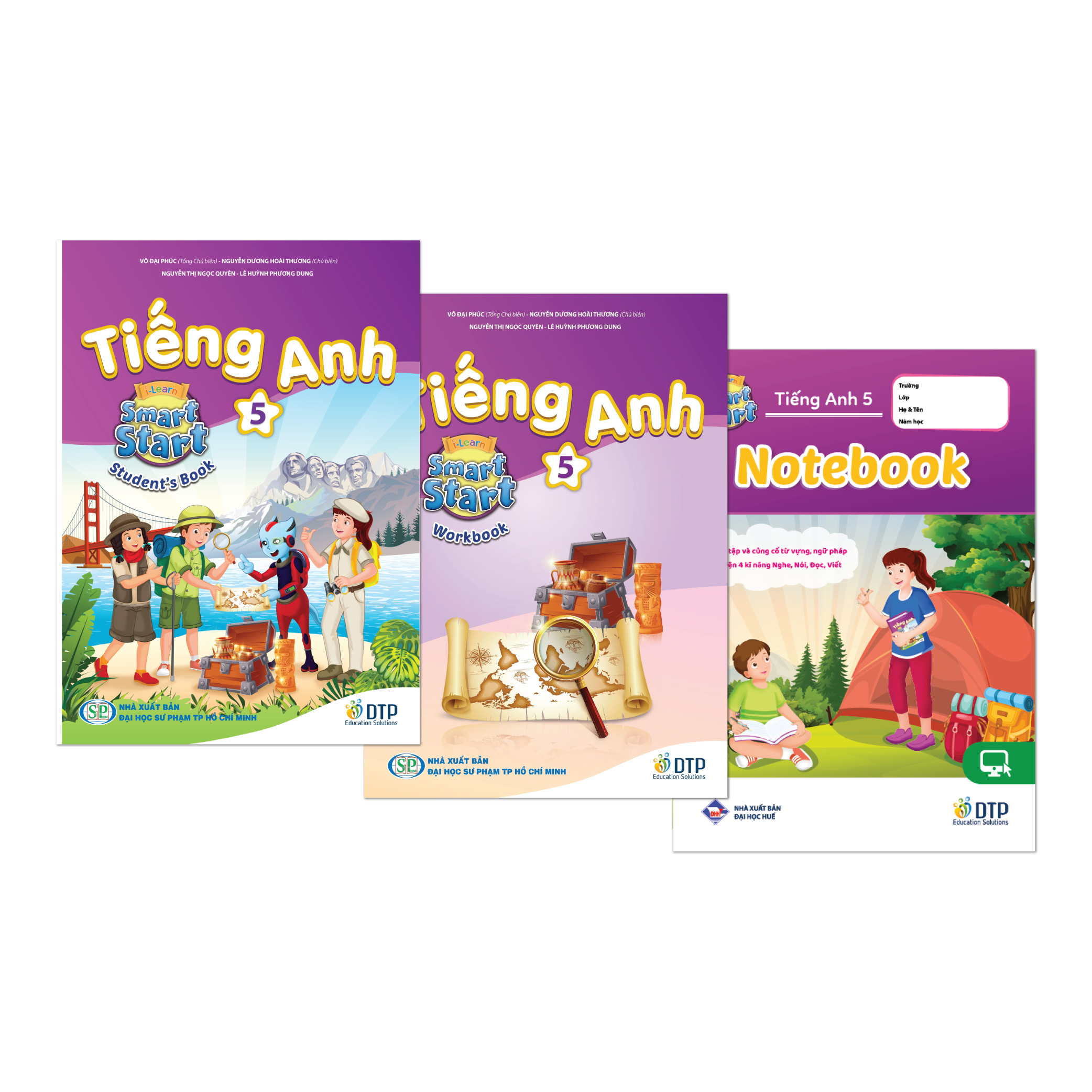 Sách - Dtpbooks - Tiếng Anh 5 i-Learn Smart Start - Trọn bộ (sách học sinh, sách bài tập, vở tập viết)