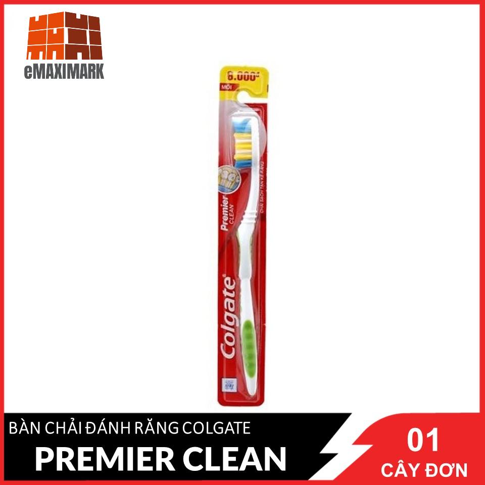 Bàn chải đánh răng Colgate Premier Clean chải sạch tận kẽ răng 1 cây đơn