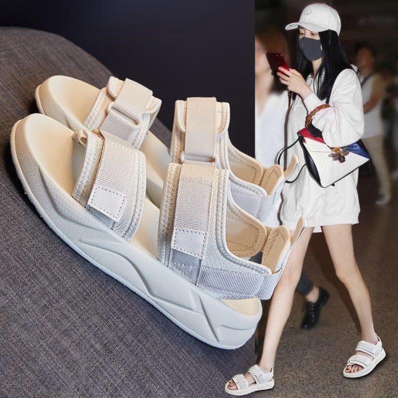 (2 Màu) Sandal nữ thời trang 2 quai đế cao 3cm Conichiii.b110