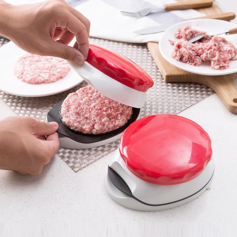 Tự Làm Hamburger Máy Ép Máy Làm Khuôn Cutlets Thịt Lợn Thịt Bò Thịt Bánh Chưng Burger Làm Phụ Kiện Nhà Bếp Nấu Ăn Dụng Cụ