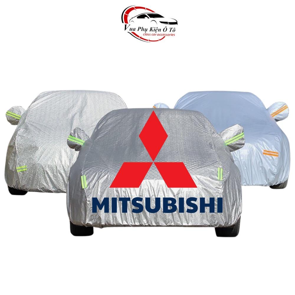 Bạt phủ xe ô tô MITSUBISHI Mirage, XpanDer,Atrage,Pajero ,Triton,Outlander-bạt phủ 3 lớp chống xước có khóa kéo cánh cửa