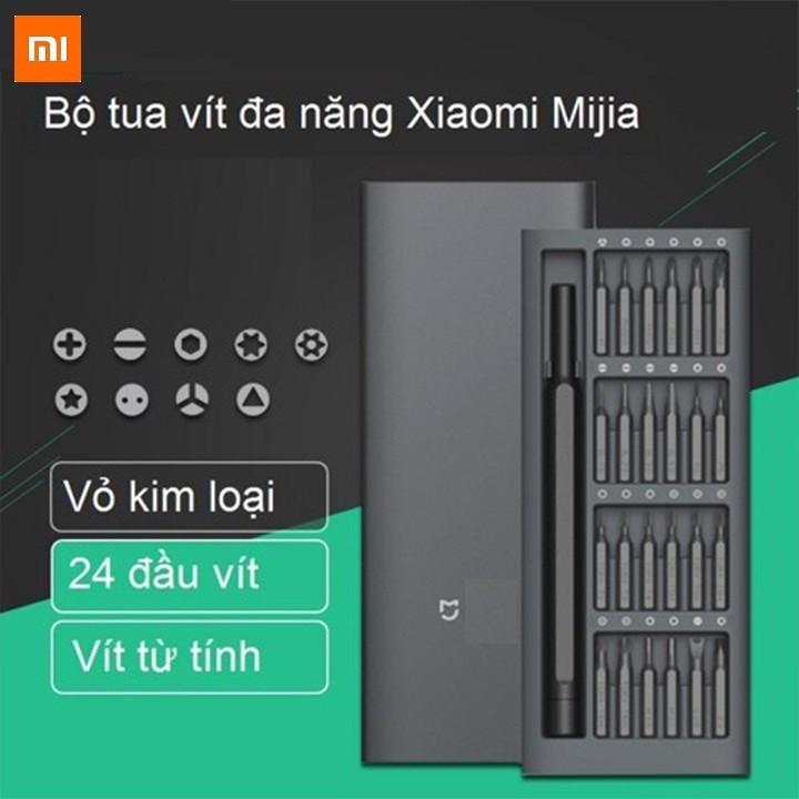 Bộ Tua Vít Bỏ Túi Đa Năng Xiaomi Mijia 24 đầu vít từ tính tháo lắp điện thoại macbook vỏ nhôm nguyên khối