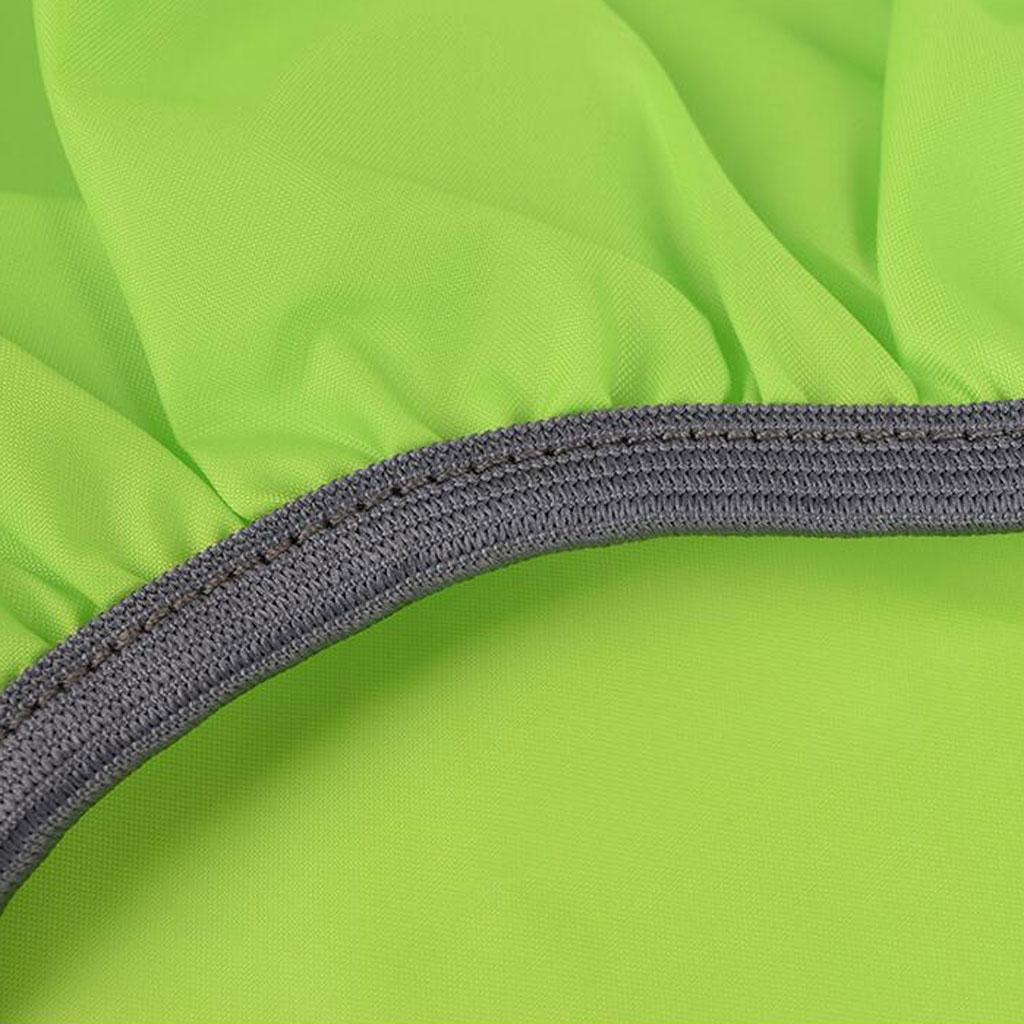 2x Backpack Rucksack Rain Cover Water/ Dustproof for Sports Camping Hiking Travel - Green, One Size