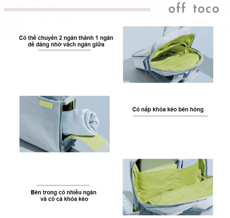 Balo thời trang chống nước, chống sốc cho laptop 9.7 inches off-toco Elecom BM-OF05