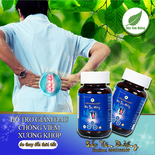 Viên uống Xương khớp Bảo Tâm Đường hỗ trợ mạnh gân cốt , cải thiện tình trạng phong thấp , thoái hóa khớp