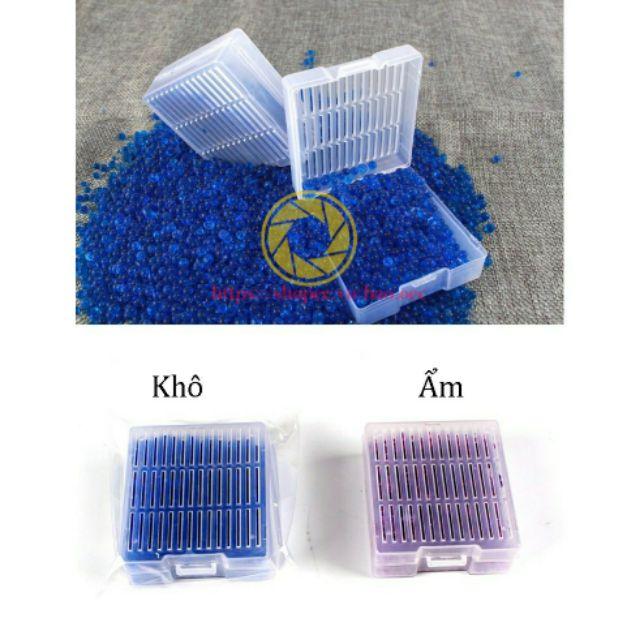 Combo 2 hộp hạt hút ẩm xanh chuyên dùng cho máy ảnh