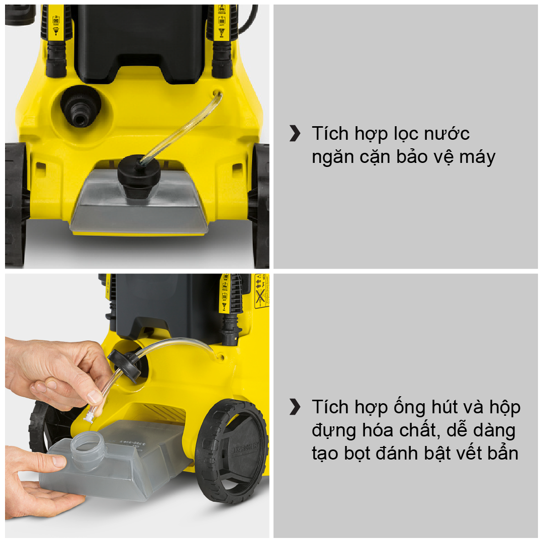 Máy phun rửa áp lực cao Karcher K 3 Power Control