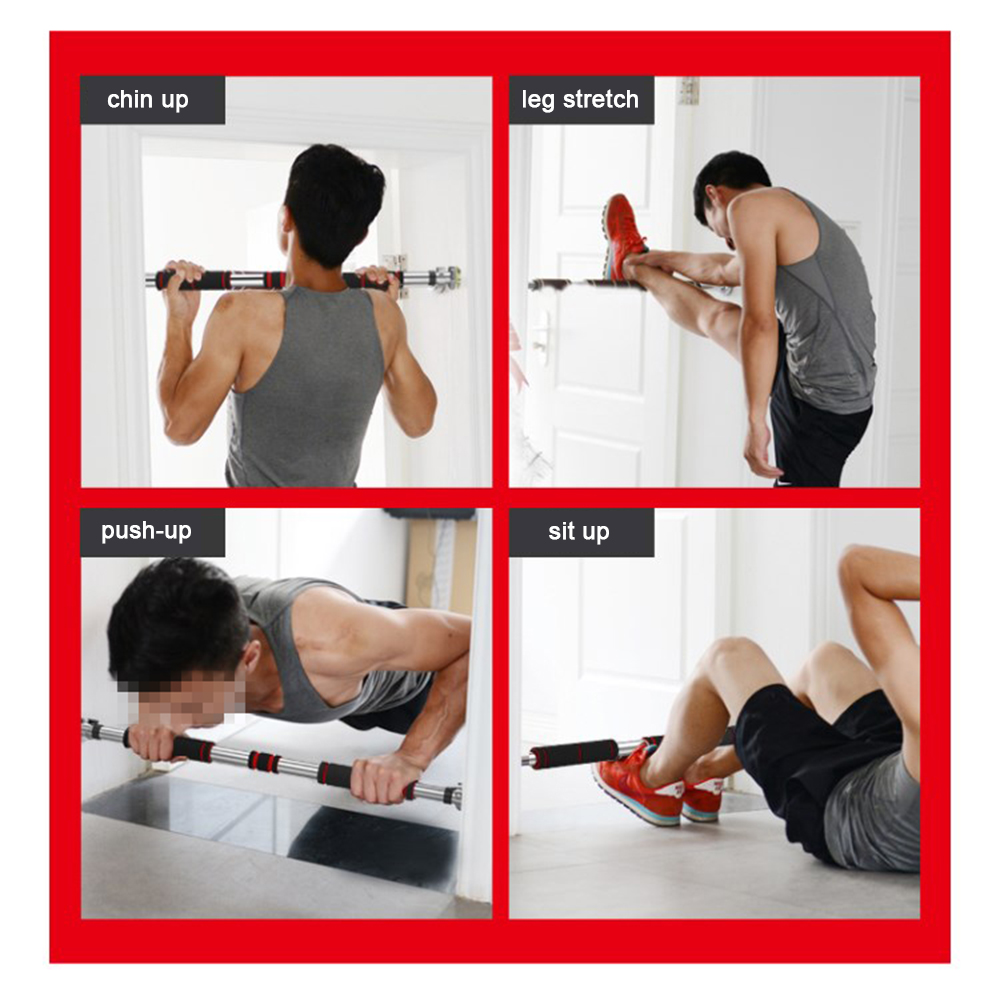 Thanh xà hít có thể điều chỉnh tập thể thao Bars Steel Adjustable Home Gym Workout