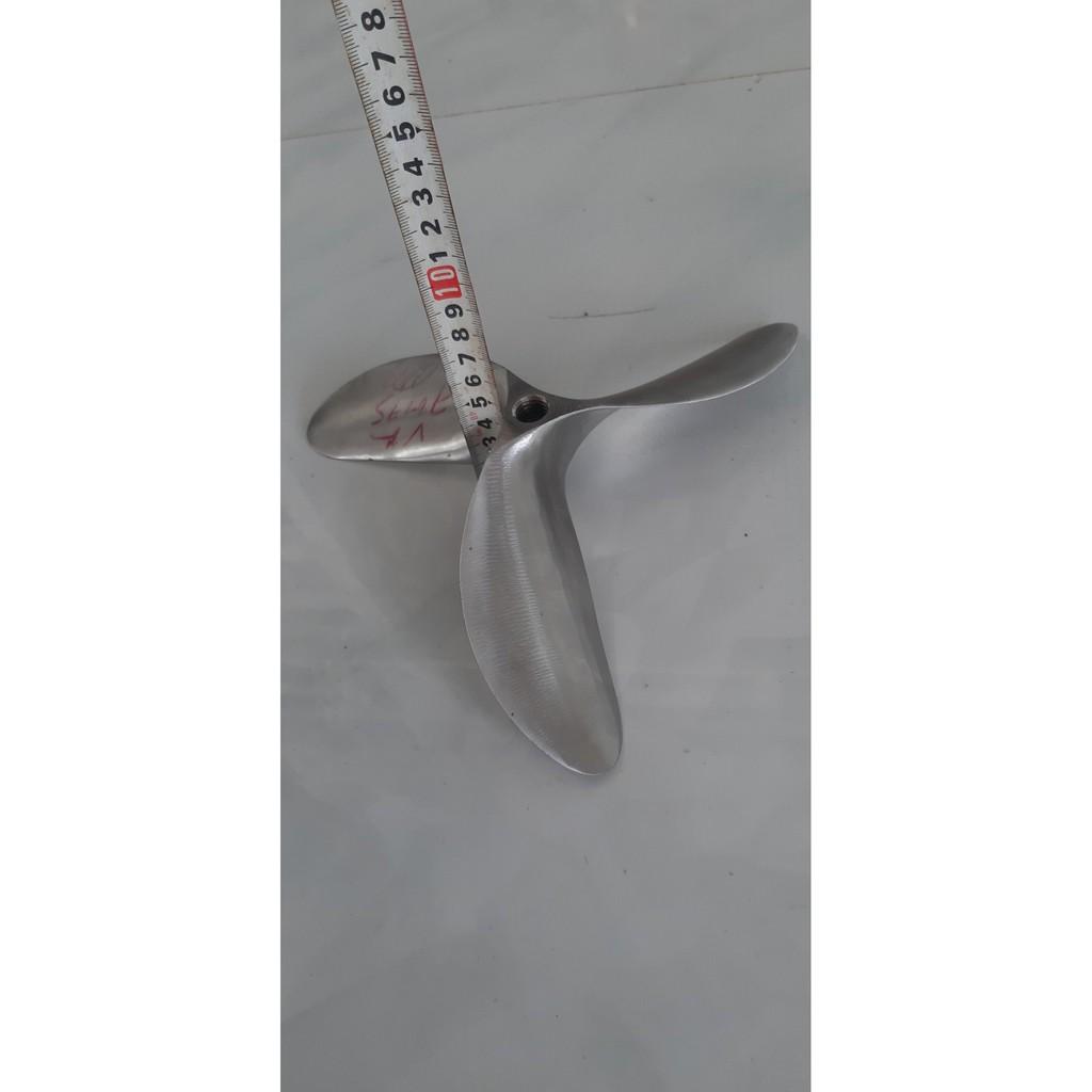 Chân vịt inox cốt xéo dùng cho máy xăng từ 6,0 đến 6,5 hp lỗi cốt ren 14mm