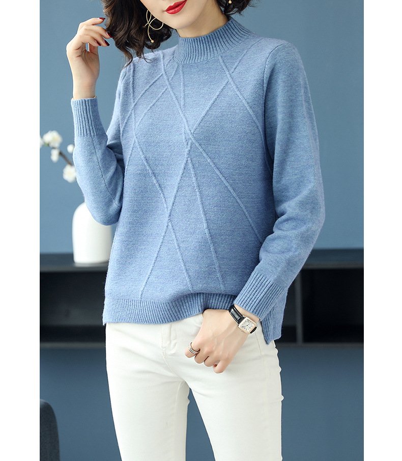 Áo len nữ dài tay dày ấm thiết kế cách điệu LB19