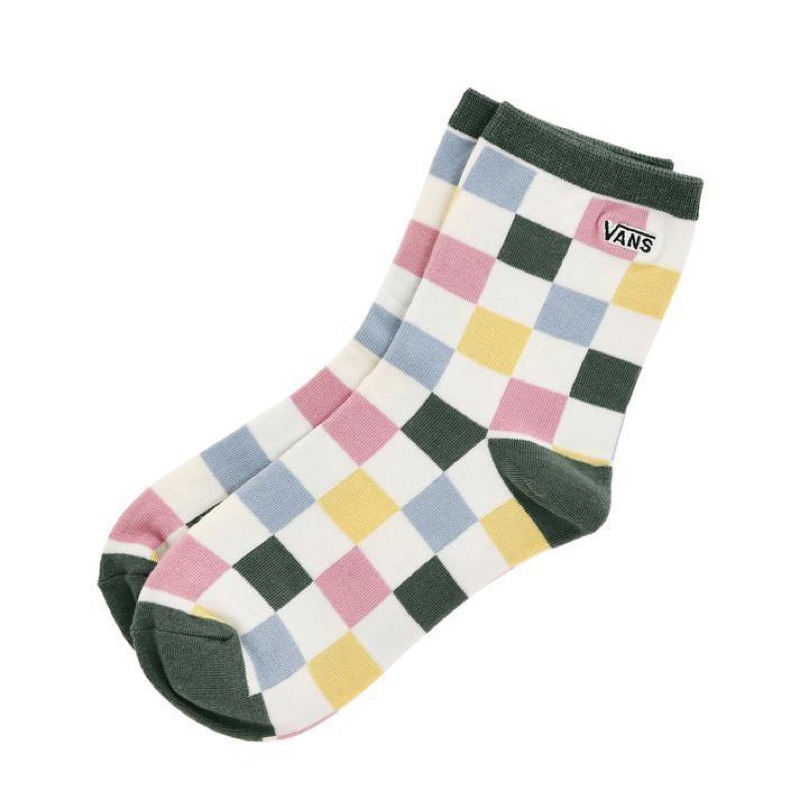 Vớ Vans Cổ Trung kẻ caro Wm Shinner Sock - VN0A49ZCY0E