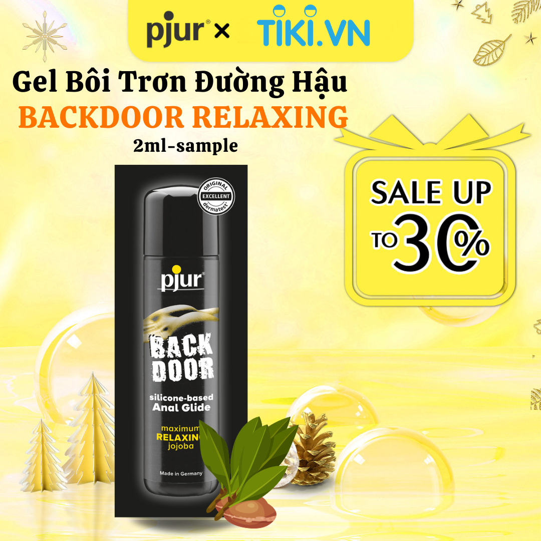 Chất bôi trơn Pjur Backdoor Relaxing 2ml có tác dụng thư giãn và mang lại khả năng bôi trơn lâu dài