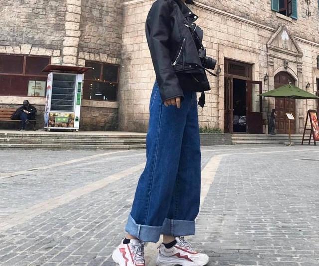 Quần jean ống suông form bigsize