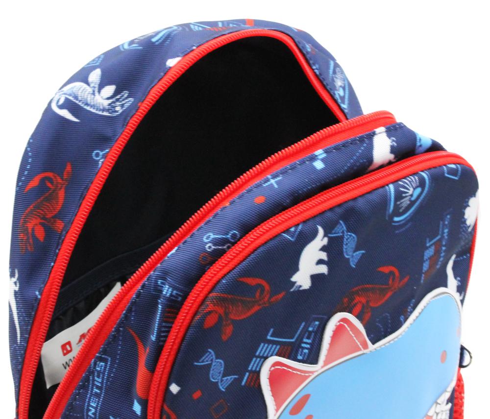 Ba Lô Học Sinh Bé Trai Size S - Dino - Miti BL1082S-DIN-X.DEN-DO - Màu Xanh Đen