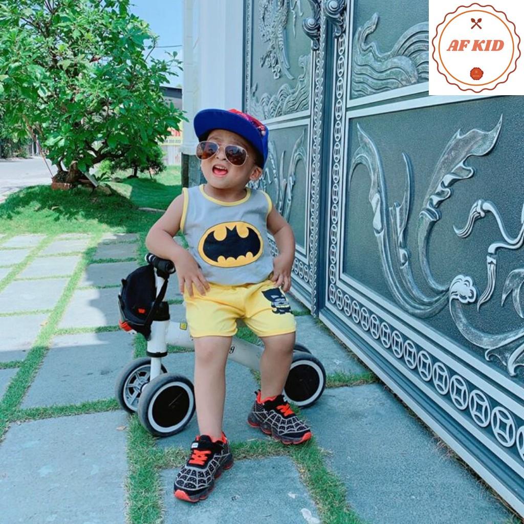 Bộ Đồ Cho Bé Trai - Bộ Siêu Nhân cho bé chât cotton cao cấp co giản 4 chiều thấm hút mồ hôi tốt