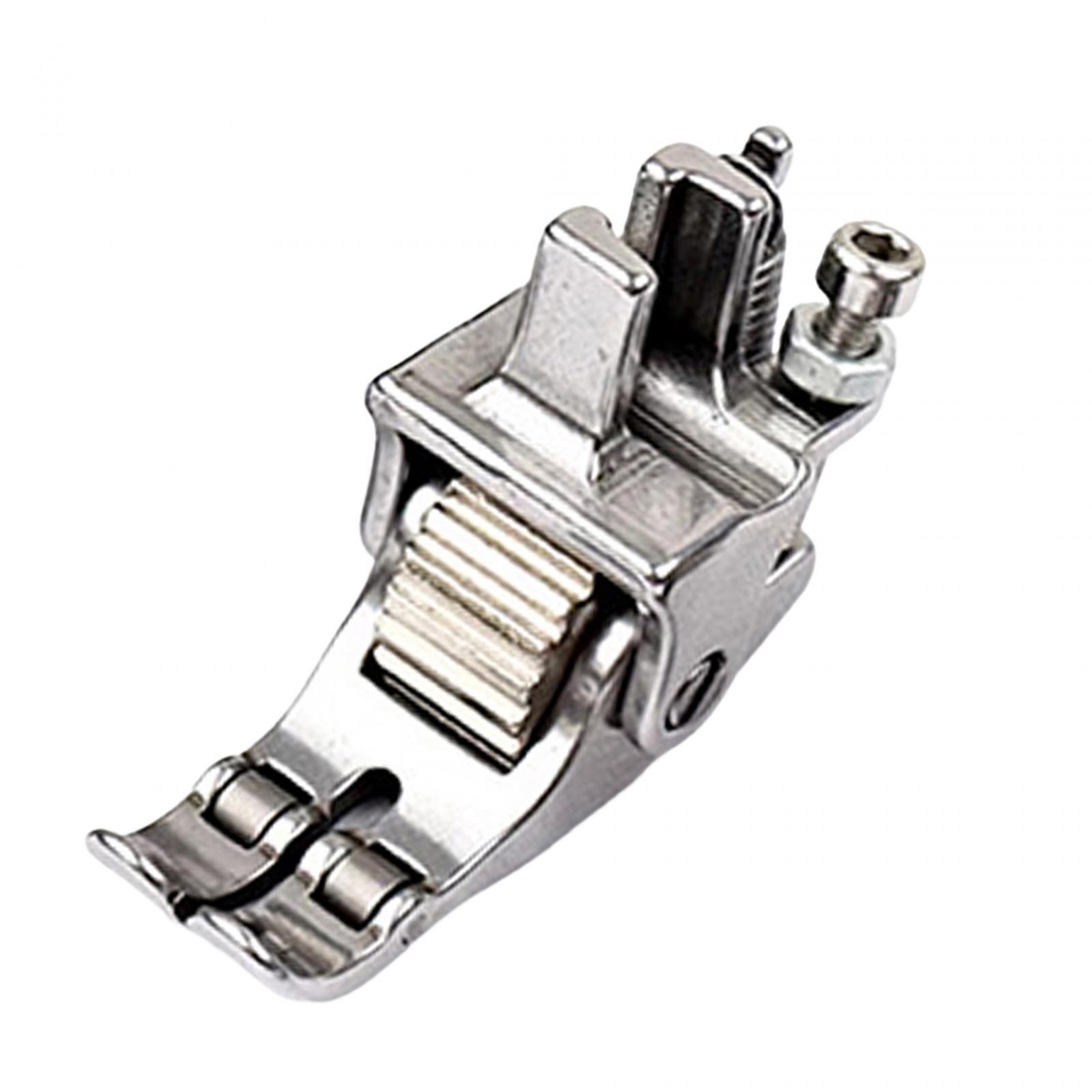 Industrial Sewing Machine Presser Foot Narrow Zipper Foot Durable Accessory Lockstitch Easy to Use Steel Presser Foot for Sewing Machine