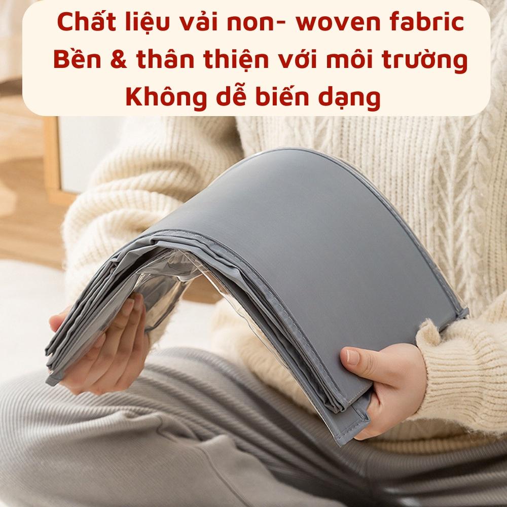 Hình ảnh Hộp vải đựng quần áo chia 11 -12 ngăn đựng đồ đa năng - Chính Hãng miDoctor