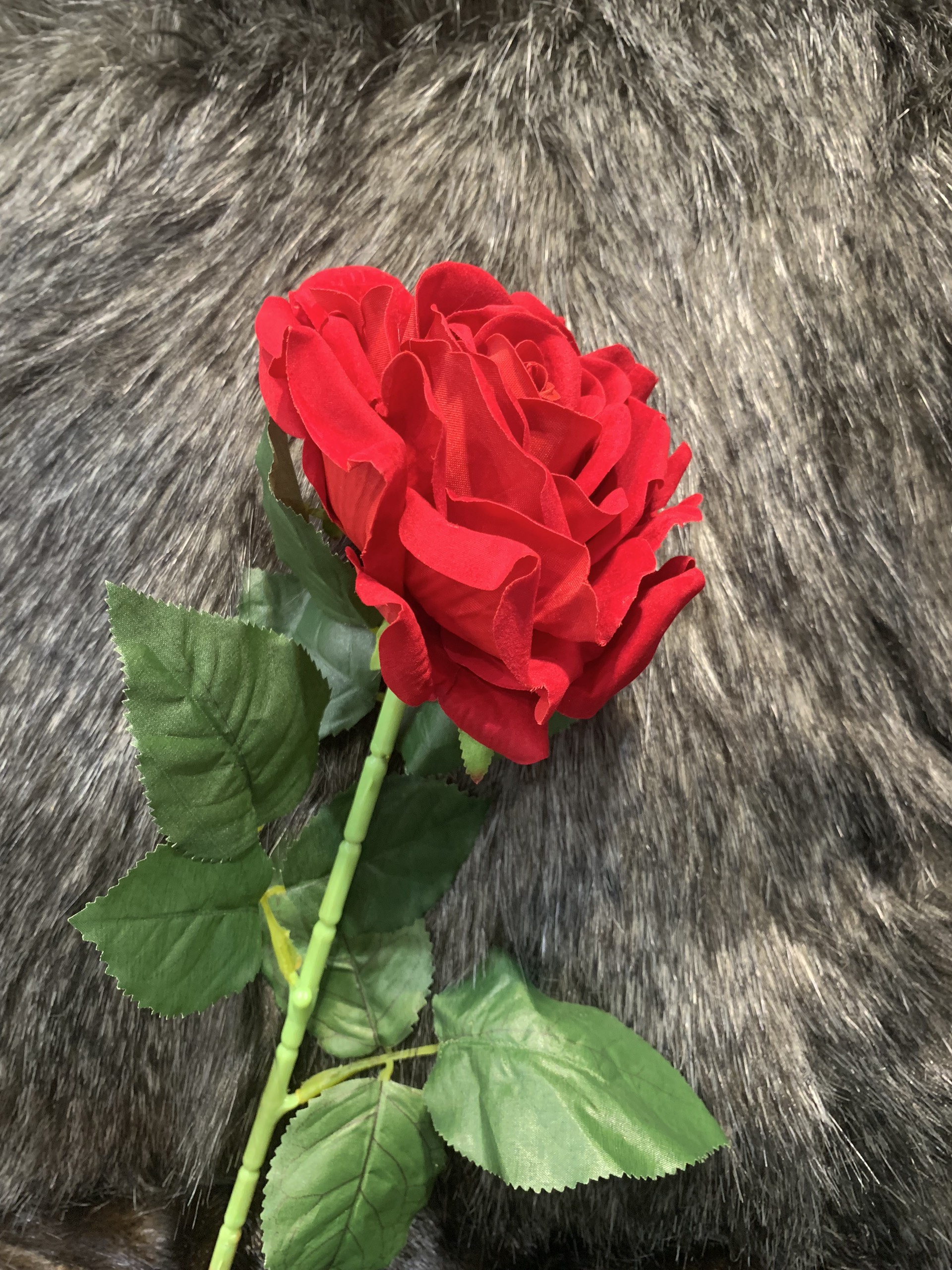 FLOWER Hoa hồng nở hoa trang trí màu đỏ 7220D