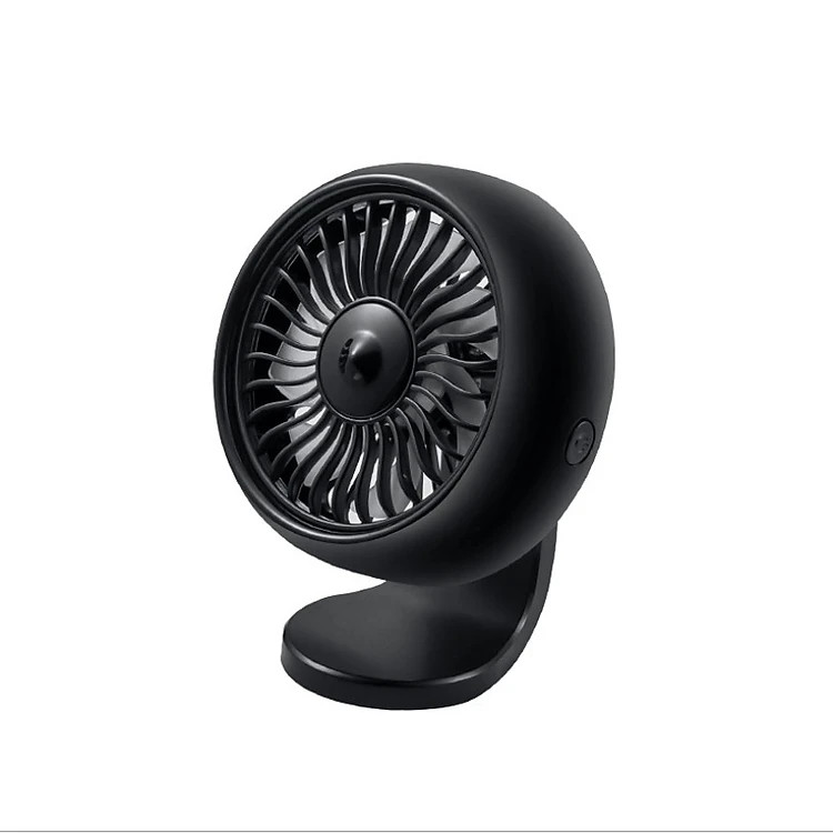 QUẠT MINI GẮN XE HƠI TIỆN DỤNG 8.5x5 CM CÓ ĐÈN LED TRANG TRÍ - Hàng chính hãng (GIAO MÀU NGẪU NHIÊN)