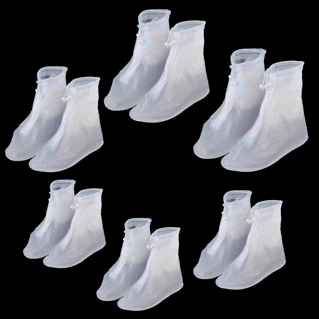 Waterproof Rain Boot Cover Unisex Reusable Rain Snow Galoshes S