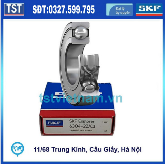 Vòng bi bạc đạn SKF 6304-2Z/C3