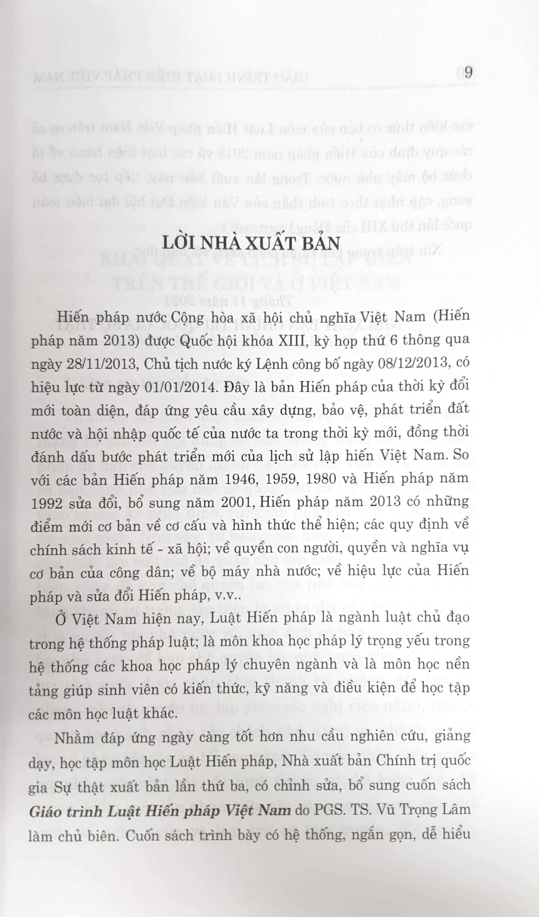 Giáo trình Luật Hiến pháp Việt Nam