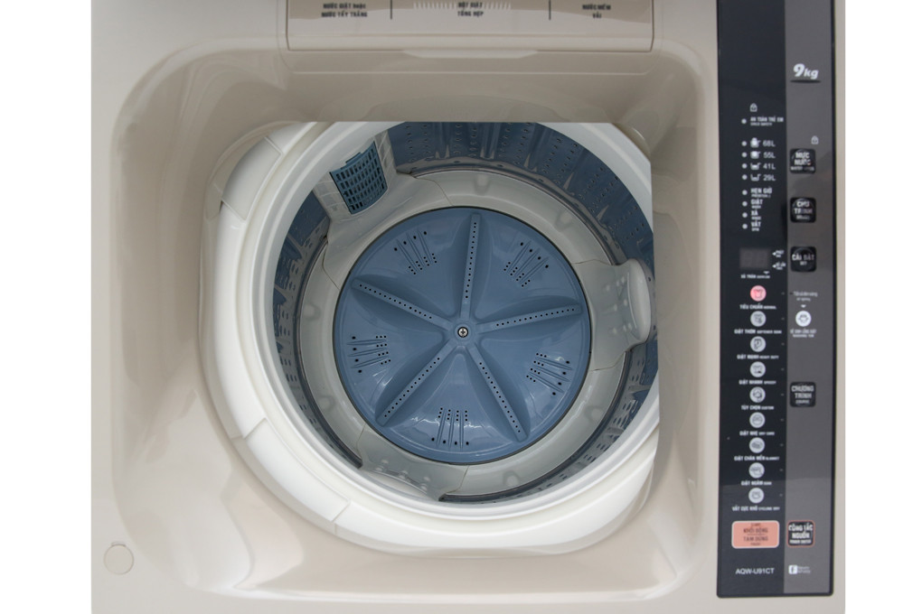 Máy giặt Aqua 9 Kg AQW-U91CT N Mẫu 2019 (HÀNG CHÍNH HÃNG)