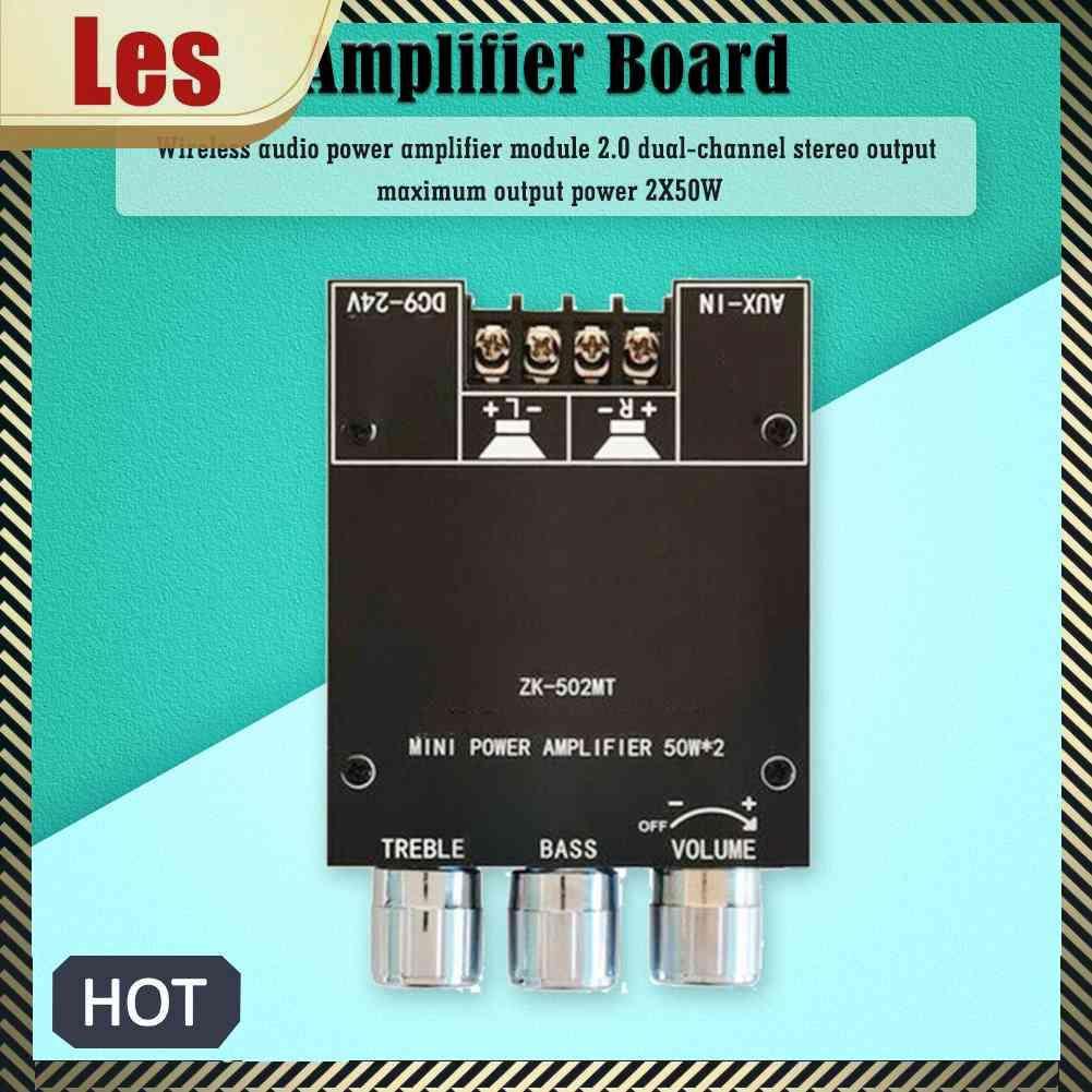 Mô Đun Khuếch Đại Âm Thanh ZK-502MT 2x50W 2.0 Chuyên Dụng