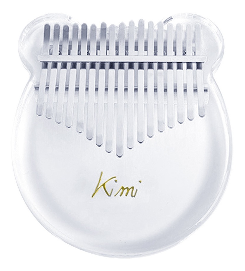 Đàn Kalimba 17 Phím Acrylic Trong Suốt Kimi M-10 (Hộp cứng chống sốc, Búa chỉnh âm, Sticker dán note, Khăn lau, Sách học) - Kèm Móng Gảy DreamMaker