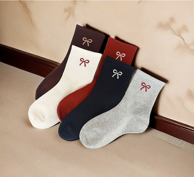 SET 5 ĐÔI TẤT VỚ NƠ NỮ DỄ THƯƠNG MÃ 45 TỪ 1-12 TUỔI DÀNH CHO BÉ GÁI