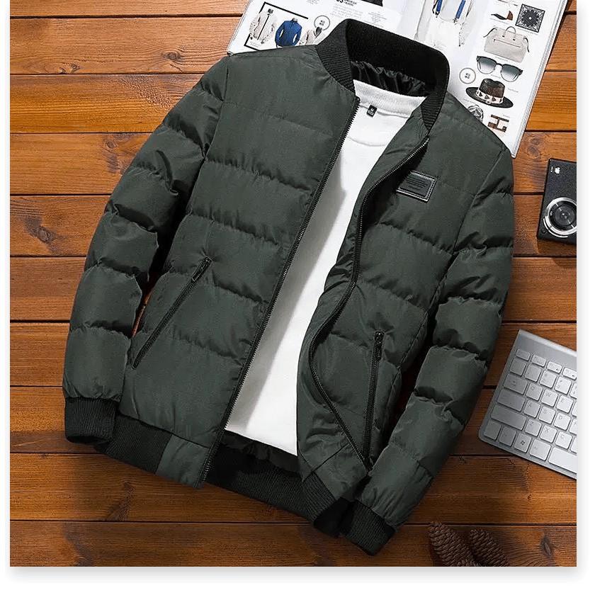 ÁO KHOÁC NAM/ÁO KHOÁC PHAO NAM TRẦN BÔNG 3 LỚP SIÊU ẤM ÁP MÙA ĐÔNG CÓ SIZE 3XL THỜI TRANG NEMO36 ST