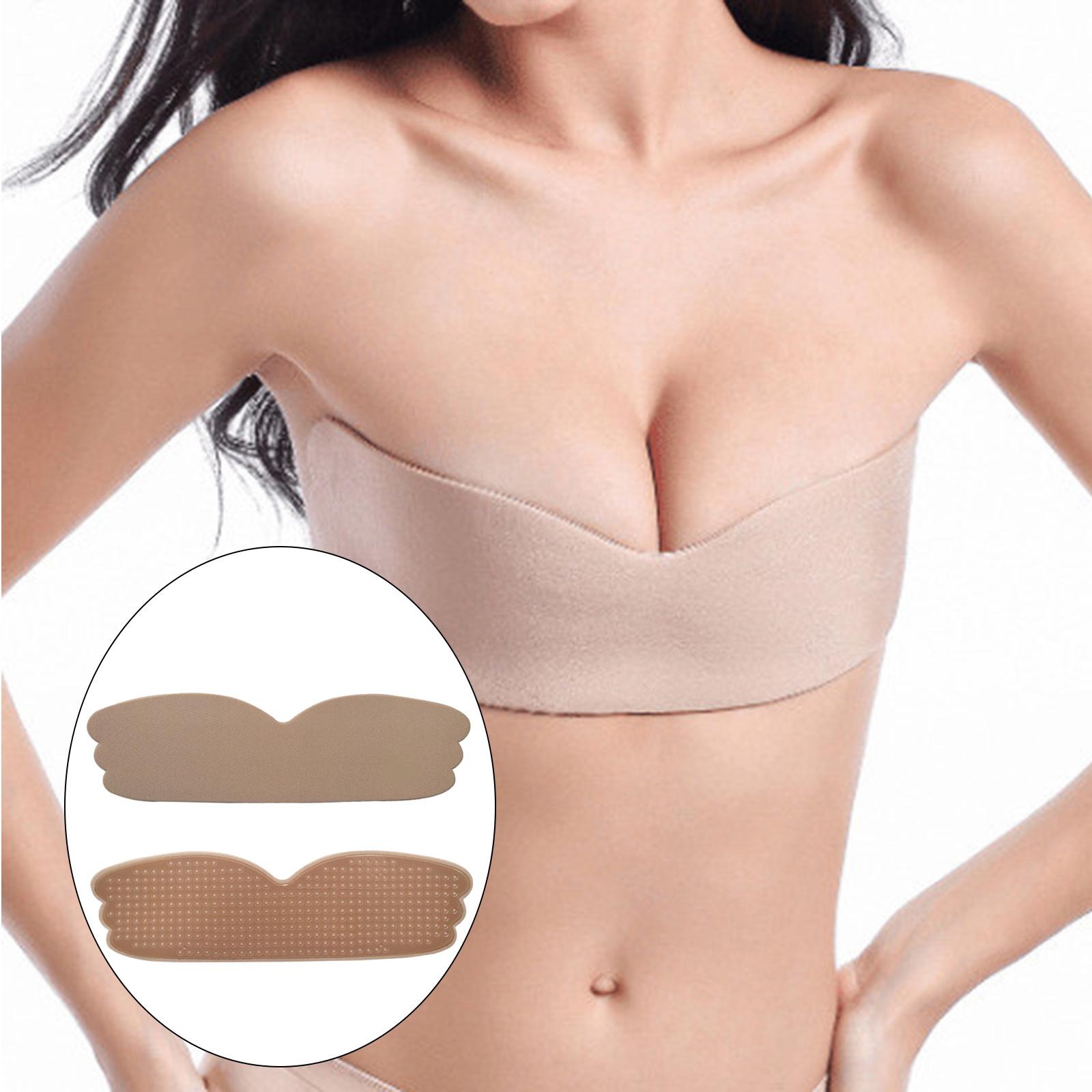 Women Lady Self Adhesive Bra Backless Strapless Push Up Invisible Sticky Bras