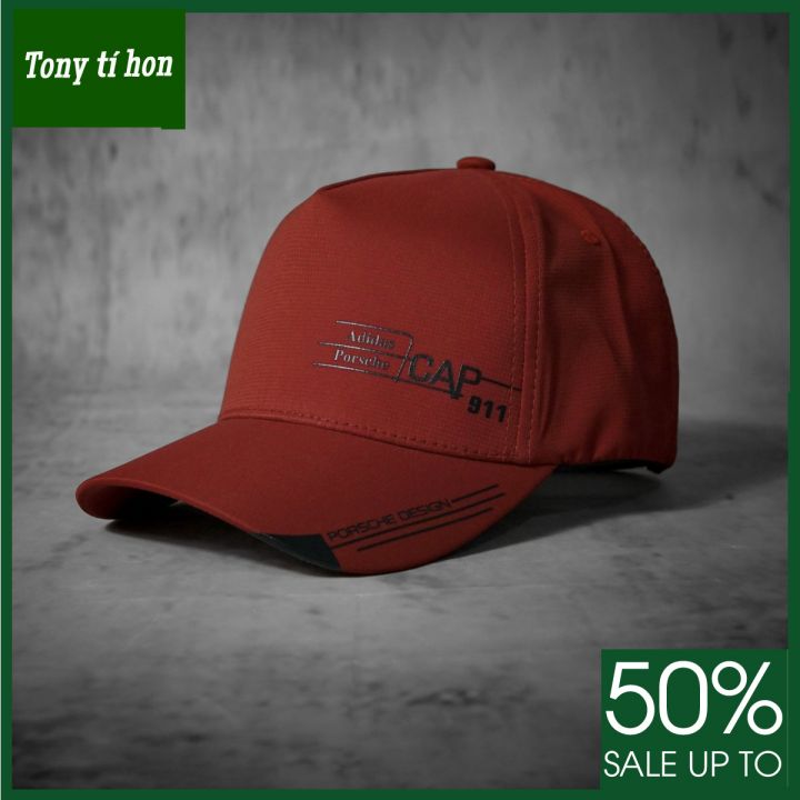 Tony tí hon - Mũ nón kết lưỡi trai Adii.dasi l cá tính thời trang nam nữ cao cấp màu đỏ