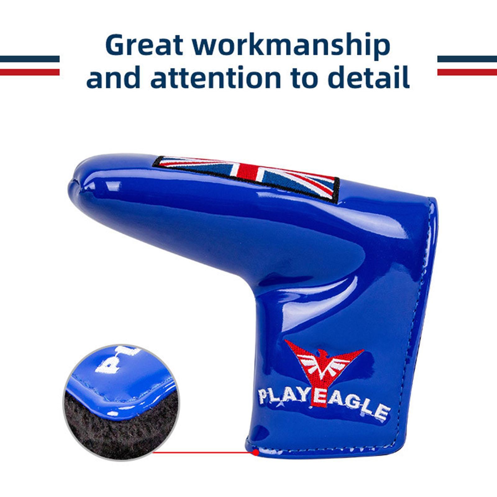 Golf Putter Head Cover Headcover Closure