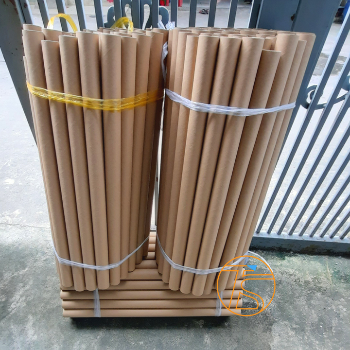 50 Ống lõi giấy đựng gói hàng decal, tranh, giấy dán tường - ống tube giấy đựng Poster