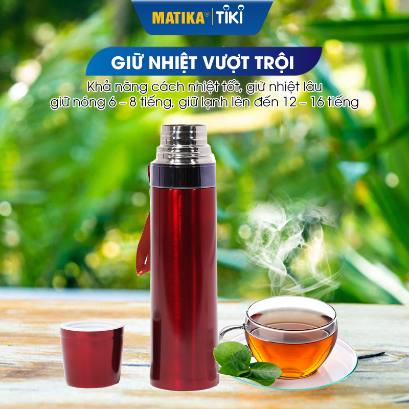 Bình Giữ Nhiệt Inox MATIKA MTK-HC5700 Dung Tích 700ml - Hàng Chính Hãng