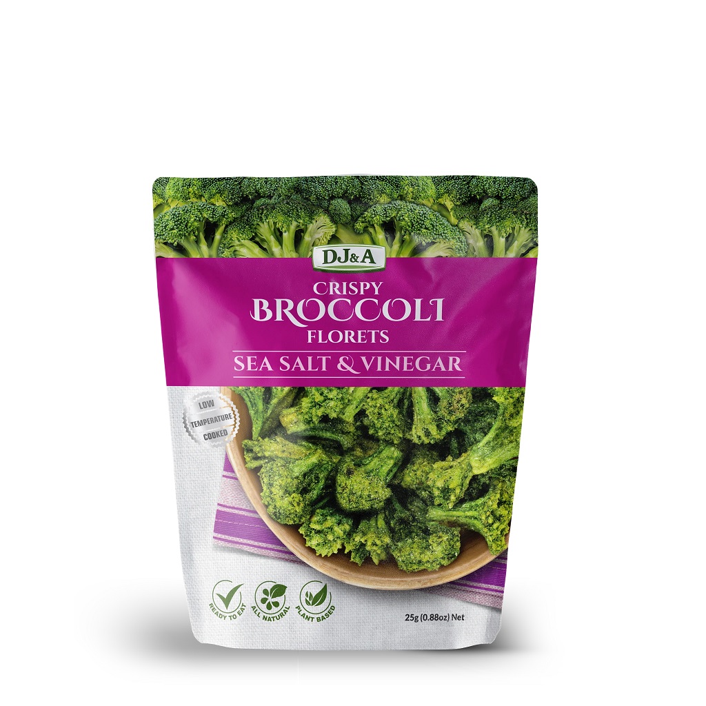 Snack súp lơ xanh sấy giòn DJ&amp;A Crispy Broccoli 25g