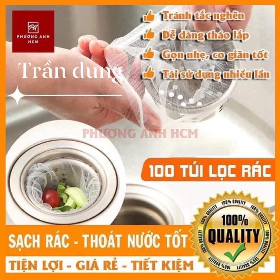 Túi lưới rọc rác bồn rửa bát, cống nhà tắm nhà wc