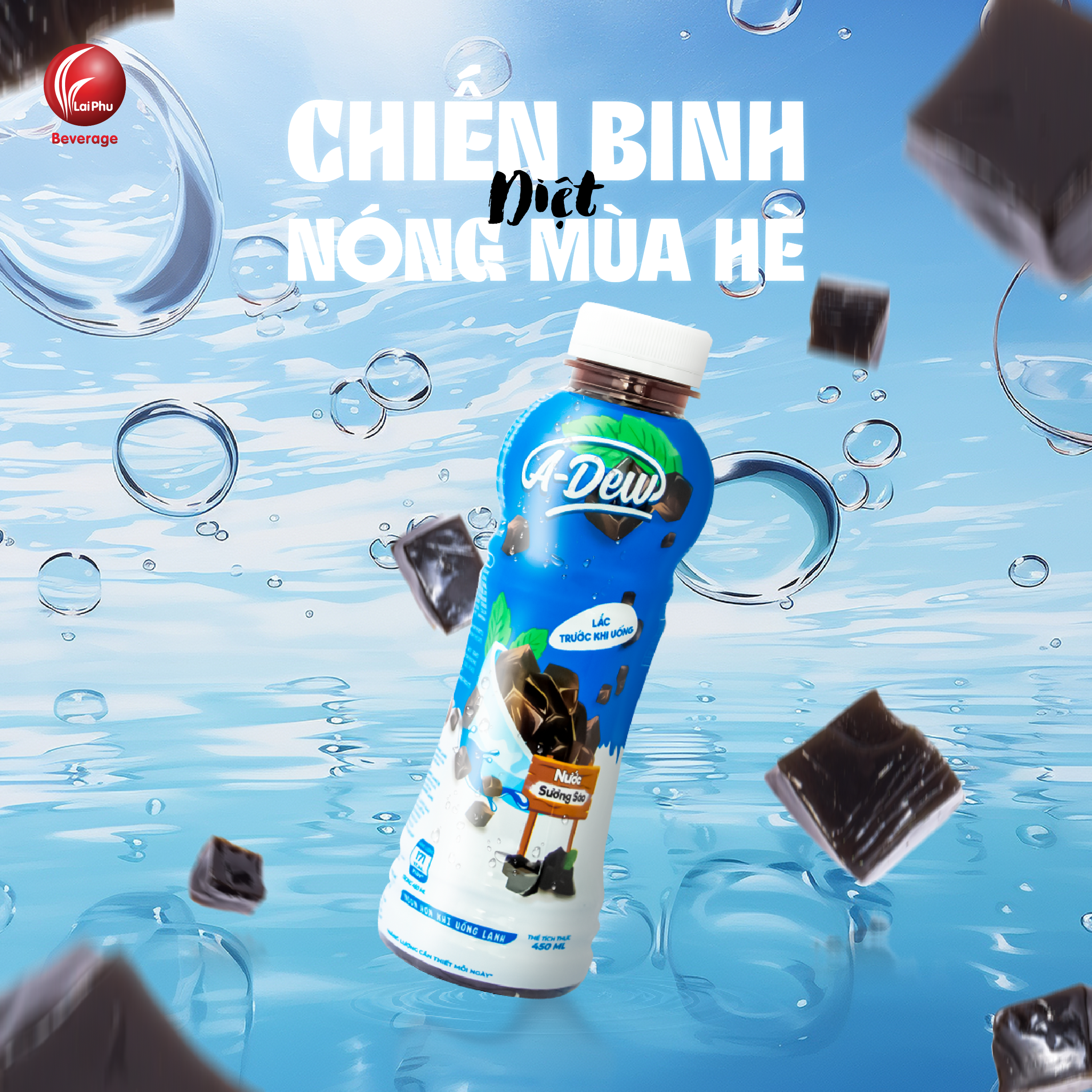 Nước Sương Sáo A Dew Chai 450ml - Lốc 6 Chai